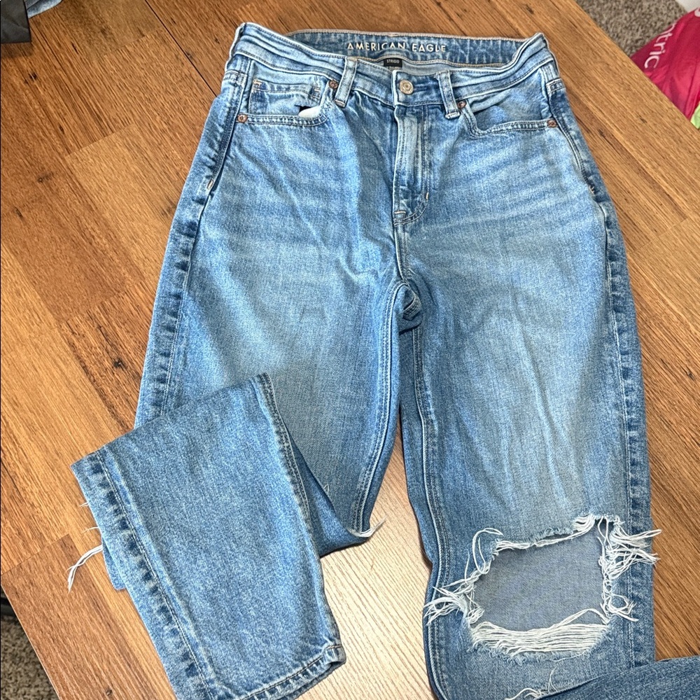American Eagle Outfitters Blue Boyfriend Jeans
